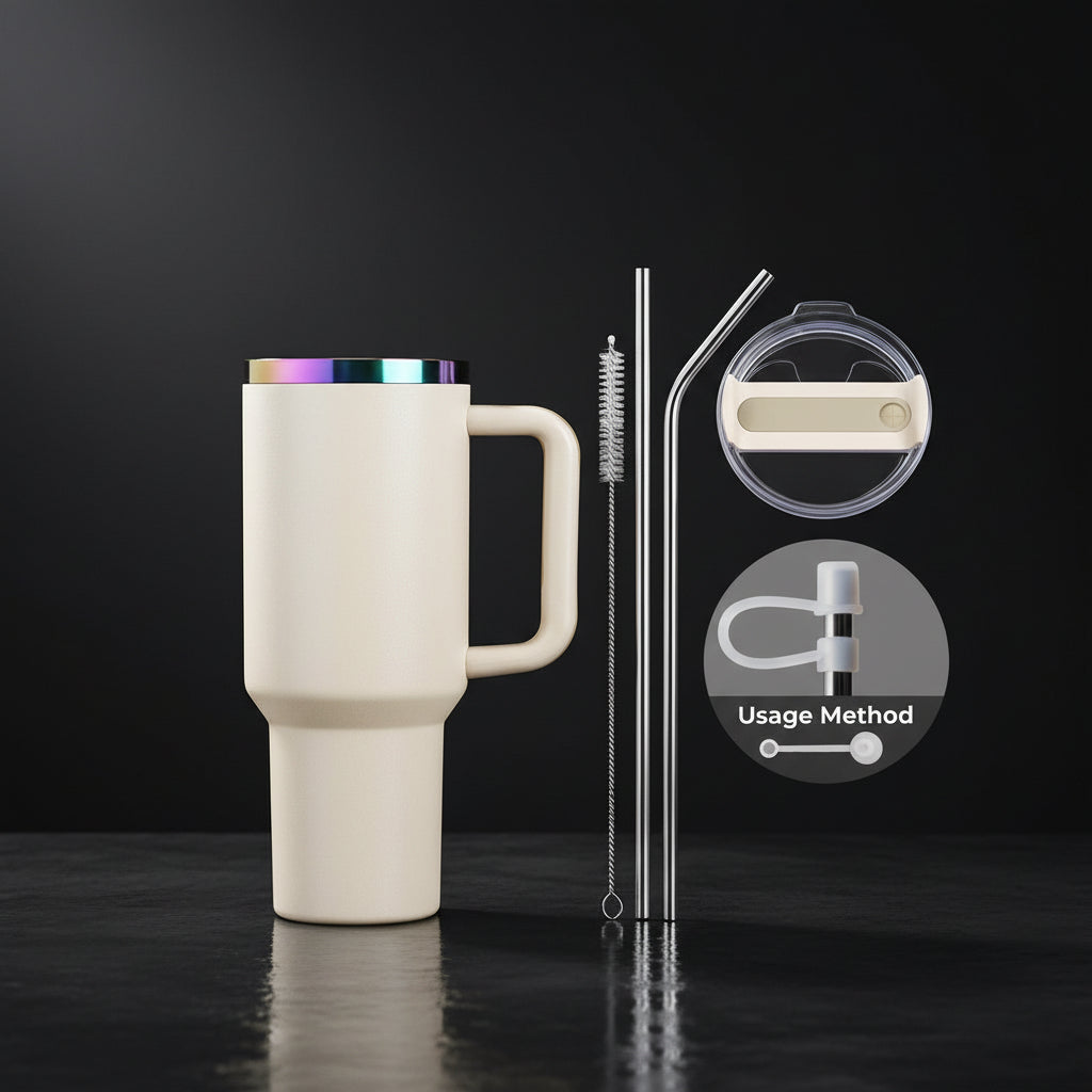 Viking 40oz Full Wrap Glow in the dark Tumbler