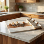 Marble Charcuterie Board Set