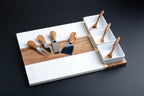 Marble Charcuterie Board Set
